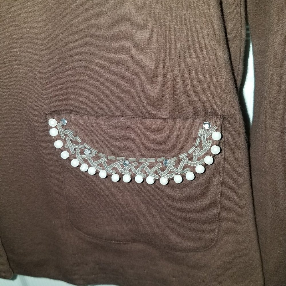 Brown Cropped Jacket - image 4